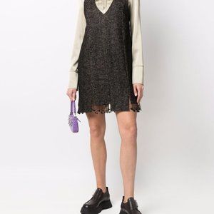 GANNI Beaded Shift Dress NWT